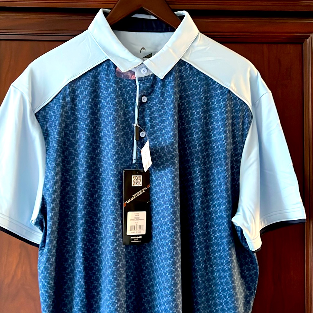 Brand New Head Golf Uv Protection Memory Stretch Moisture Wicking Cooling Polo